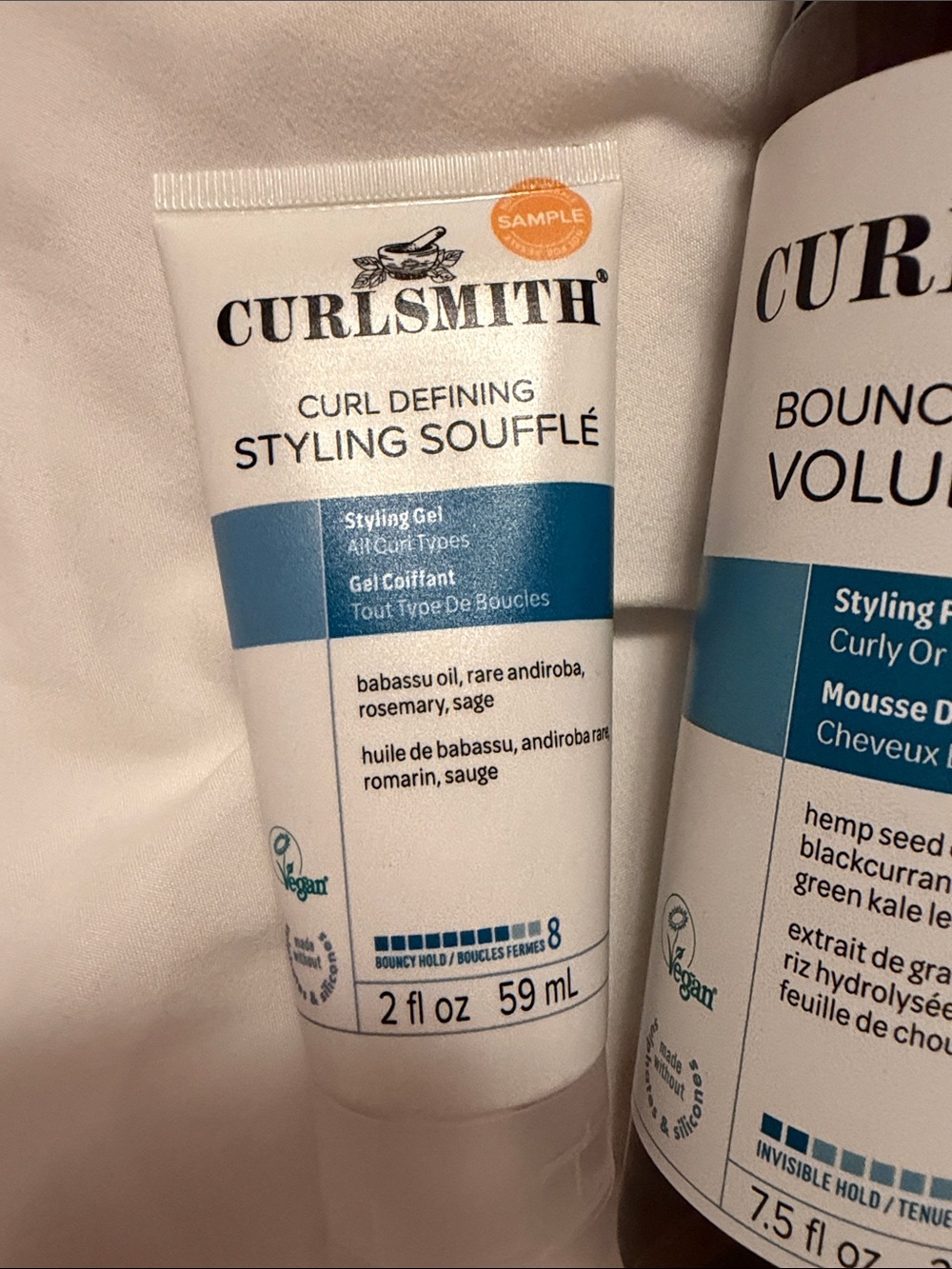 Curlsmith Bouncy Volume Foam Root Boost Uplifting Spray and Styling Soufflé Trio - Picture 2 of 3